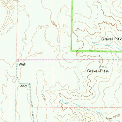 United States Geological Survey Paducah, TX (1967, 24000-Scale) digital map