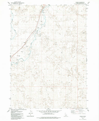 United States Geological Survey Pagari, ID (1979, 24000-Scale) digital map
