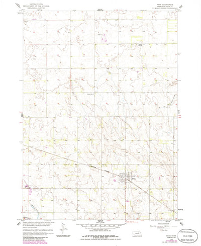 United States Geological Survey Page, NE (1958, 24000-Scale) digital map