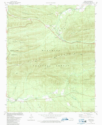 United States Geological Survey Page, OK (1981, 24000-Scale) digital map
