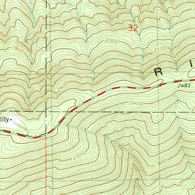 United States Geological Survey Page, OK (1981, 24000-Scale) digital map