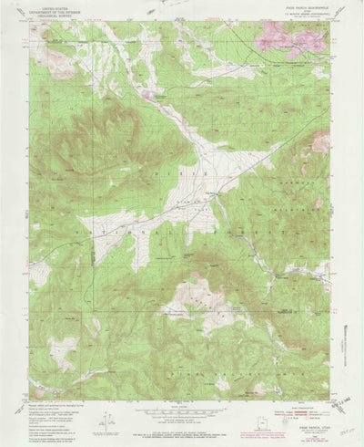 United States Geological Survey Page Ranch, UT (1950, 24000-Scale) digital map