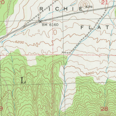 United States Geological Survey Page Ranch, UT (1950, 24000-Scale) digital map