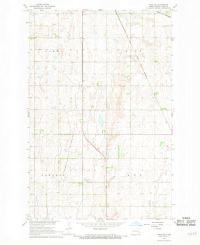 United States Geological Survey Page SE, ND (1967, 24000-Scale) digital map