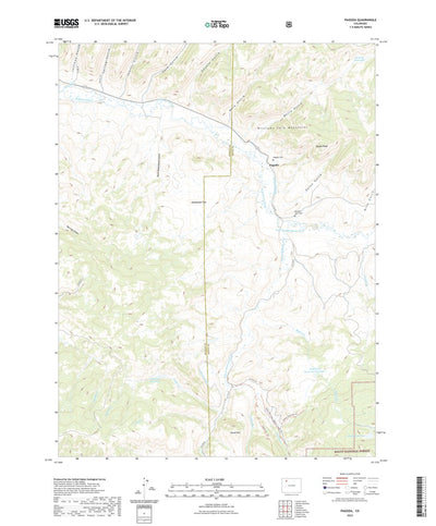 United States Geological Survey Pagoda, CO (2022, 24000-Scale) digital map