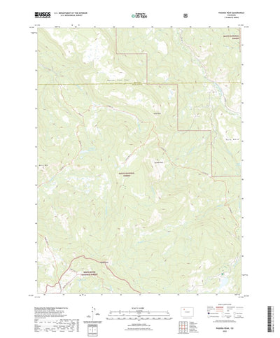 United States Geological Survey Pagoda Peak, CO (2022, 24000-Scale) digital map