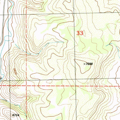 United States Geological Survey Pagosa Junction, CO-NM (1984, 24000-Scale) digital map