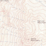 United States Geological Survey Pagosa Peak, CO (1964, 24000-Scale) digital map
