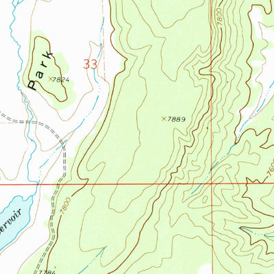 United States Geological Survey Pagosa Springs, CO (1964, 24000-Scale) digital map