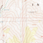 United States Geological Survey Pah Rah Mountain, NV (1985, 24000-Scale) digital map