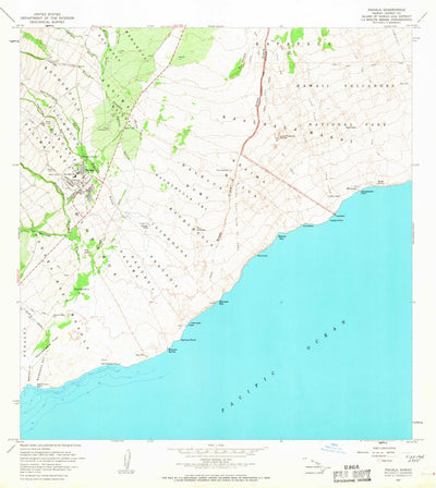 United States Geological Survey Pahala, HI (1967, 24000-Scale) digital map