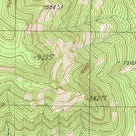 United States Geological Survey Pahaska Tepee, WY (1989, 24000-Scale) digital map