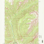 United States Geological Survey Pahaska Tepee, WY (1991, 24000-Scale) digital map