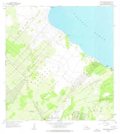 United States Geological Survey Pahoa North, HI (1965, 24000-Scale) digital map
