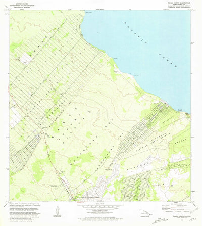 United States Geological Survey Pahoa North, HI (1981, 24000-Scale) digital map