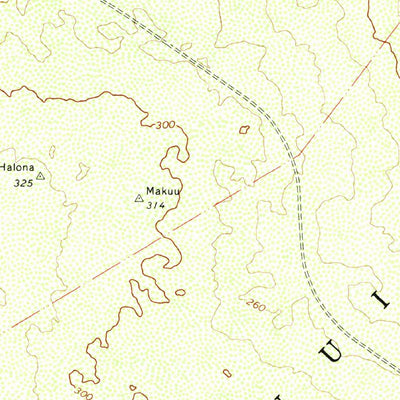 United States Geological Survey Pahoa North, HI (1981, 24000-Scale) digital map