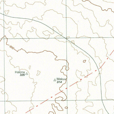 United States Geological Survey Pahoa North, HI (1995, 24000-Scale) digital map