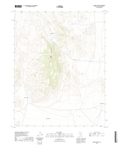 United States Geological Survey Pahroc Spring, NV (2021, 24000-Scale) digital map