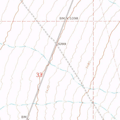 United States Geological Survey Pahroc Spring SE, NV (1970, 24000-Scale) digital map