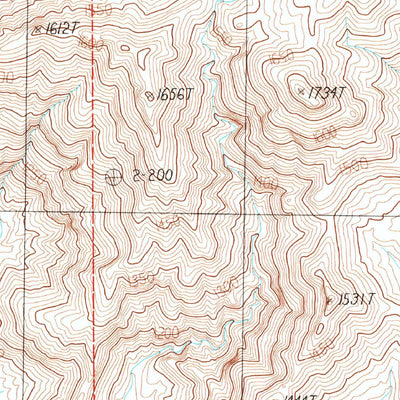 United States Geological Survey Pahrump NE, NV (1984, 24000-Scale) digital map