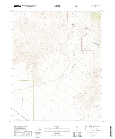 United States Geological Survey Pahrump NE, NV (2021, 24000-Scale) digital map