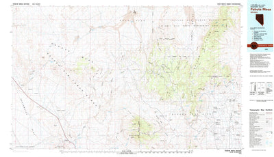 United States Geological Survey Pahute Mesa, NV (1979, 100000-Scale) digital map