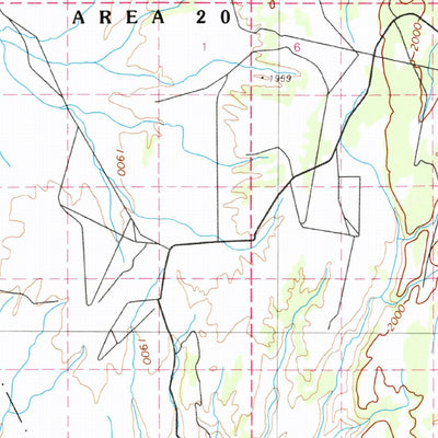 United States Geological Survey Pahute Mesa, NV (1979, 100000-Scale) digital map