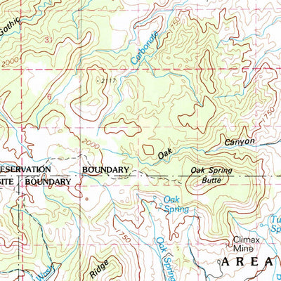 United States Geological Survey Pahute Mesa, NV (1979, 100000-Scale) digital map