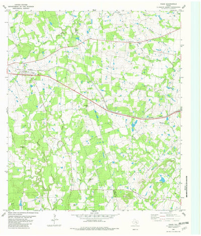 United States Geological Survey Paige, TX (1982, 24000-Scale) digital map