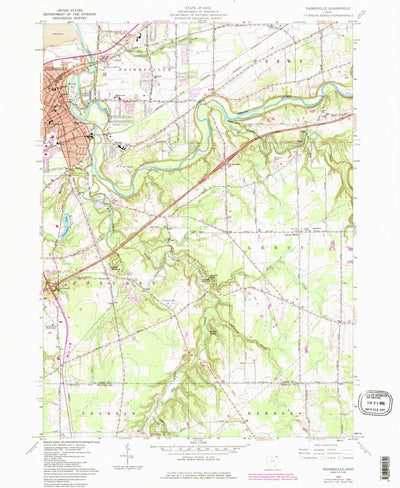 United States Geological Survey Painesville, OH (1960, 24000-Scale) digital map