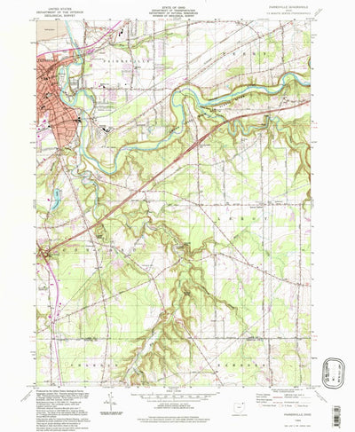 United States Geological Survey Painesville, OH (1994, 24000-Scale) digital map