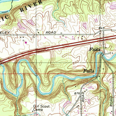 United States Geological Survey Painesville, OH (1994, 24000-Scale) digital map