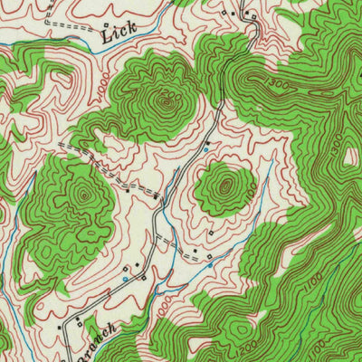 United States Geological Survey Paint Lick, KY (1952, 24000-Scale) digital map