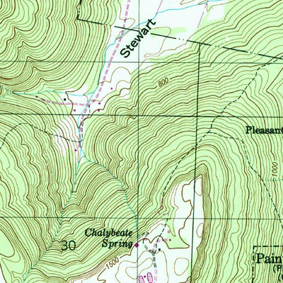 United States Geological Survey Paint Rock, AL (1997, 24000-Scale) digital map