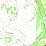 United States Geological Survey Paint Rock Spring, TX (1971, 24000-Scale) digital map