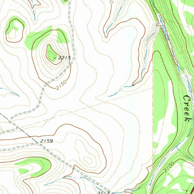 United States Geological Survey Paint Rock Spring, TX (1971, 24000-Scale) digital map
