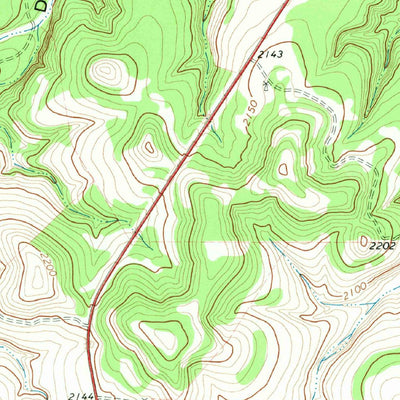 United States Geological Survey Paint Rock Spring, TX (1971, 24000-Scale) digital map