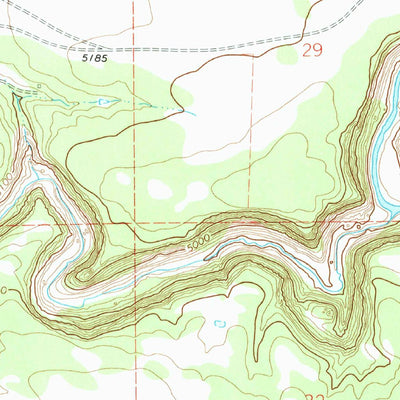 United States Geological Survey Painted Canyon, CO (1972, 24000-Scale) digital map