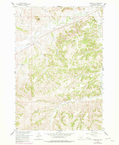 United States Geological Survey Painted Hill, MT (1958, 24000-Scale) digital map