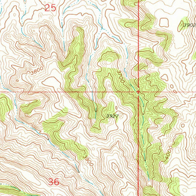 United States Geological Survey Painted Hill, MT (1958, 24000-Scale) digital map