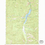 United States Geological Survey Painted Rocks Lake, MT (1991, 24000-Scale) digital map