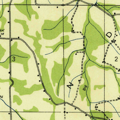 United States Geological Survey Painter, AL (1936, 24000-Scale) digital map