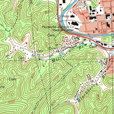 United States Geological Survey Paintsville, KY (1992, 24000-Scale) digital map