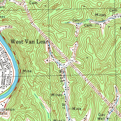 United States Geological Survey Paintsville, KY (1992, 24000-Scale) digital map