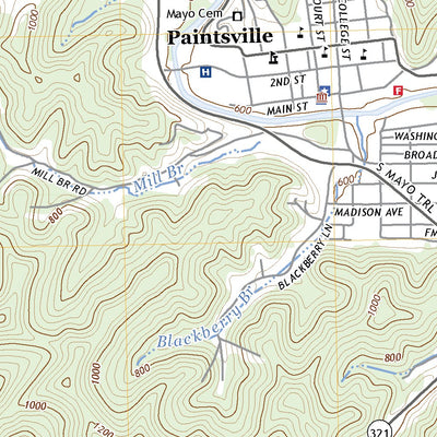 United States Geological Survey Paintsville, KY (2022, 24000-Scale) digital map