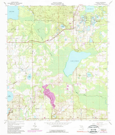 United States Geological Survey Paisley, FL (1965, 24000-Scale) digital map