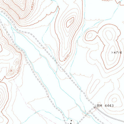 United States Geological Survey Paiute Meadows, NV (1972, 24000-Scale) digital map