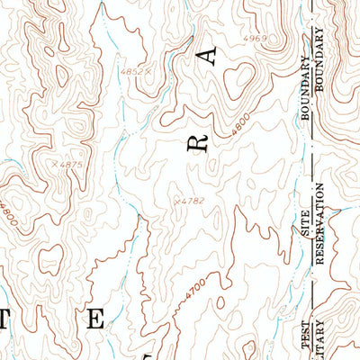 United States Geological Survey Paiute Ridge, NV (1961, 24000-Scale) digital map