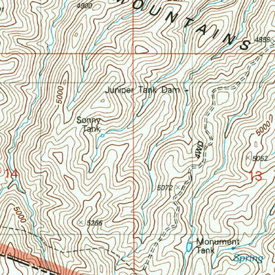 United States Geological Survey Pajarito Peak, AZ (2004, 24000-Scale) digital map