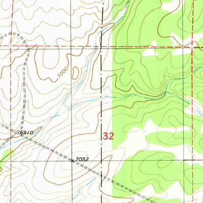 United States Geological Survey Pajaro Canyon, NM (1981, 24000-Scale) digital map